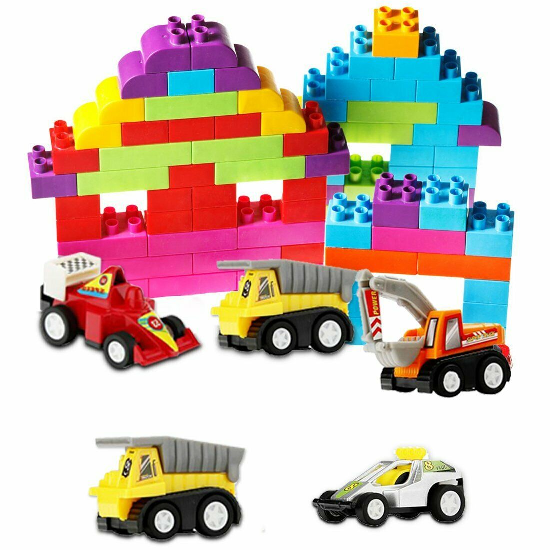 Toy Cars for Toddlers Boys Kids - Pull Back Truck And Car Party Favors for Kid