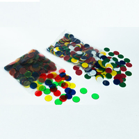 Hot Sale 2.2cm Plastic Colored Counting Chips Counting Math Toys Educational Kids Toys for 3 Year Olds