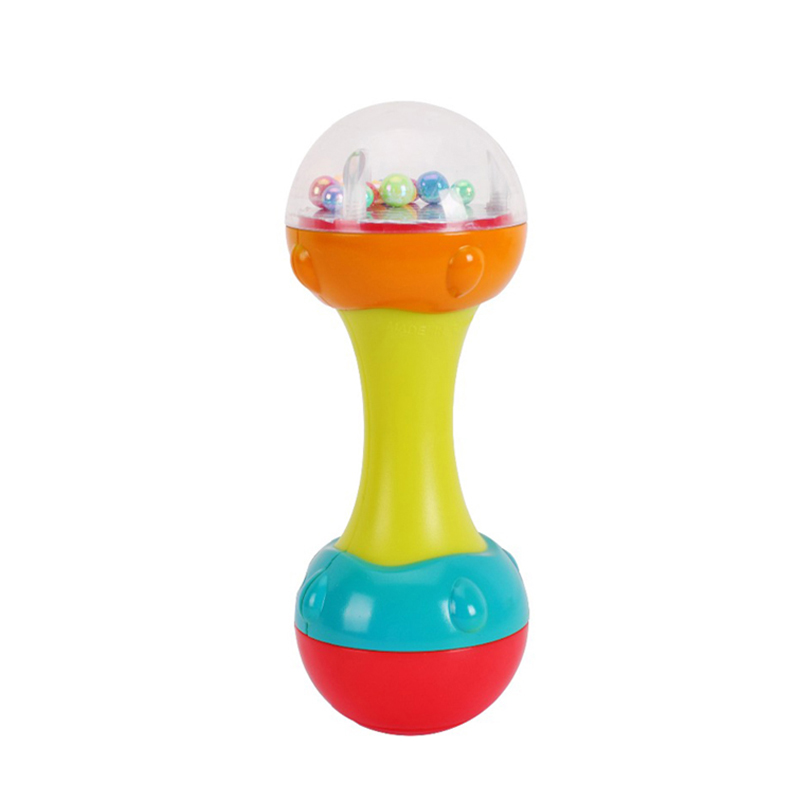 Plastic Baby Funny Game Dumbbell Rattle Toys