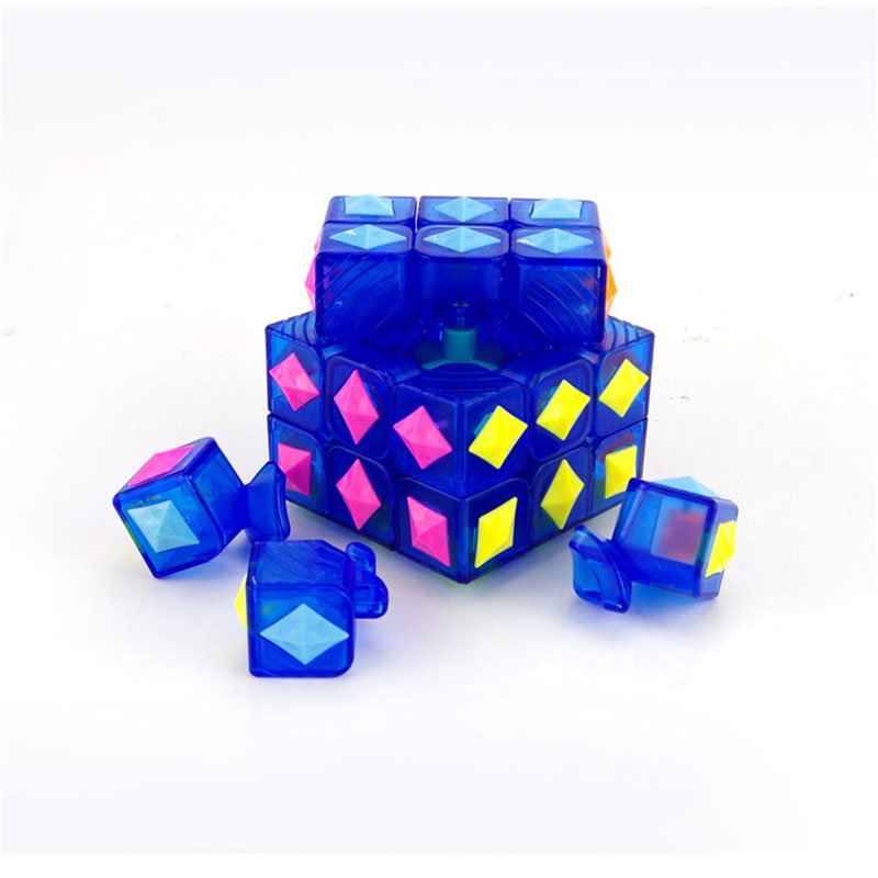 Customized Sliding Puzzle 3 Layers Square Mat Black Infinity Magic Cube