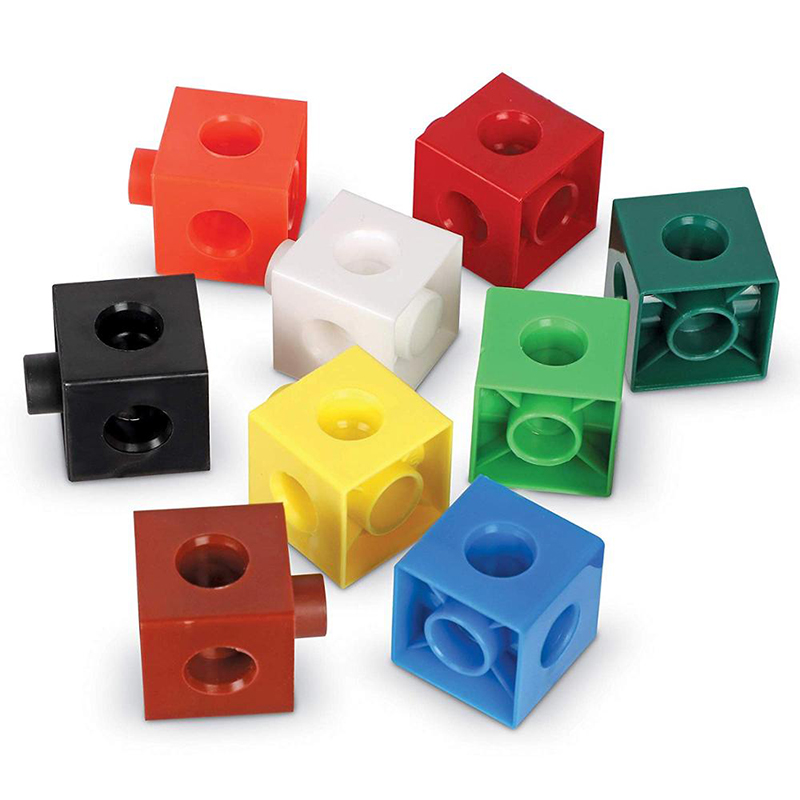 Baby Educational Toy Learning Tool Creative Intelligence Children Mathlink Cubes Graphic Connection Blocks 2X2X2cm
