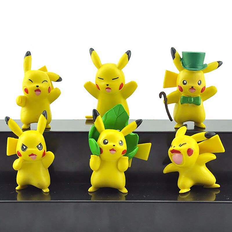 OEM Custom Make Lovely PVC Material Mini Pikachu Toy Action Figure