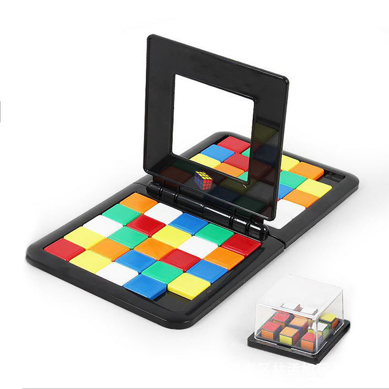 Parents-Child Interaction Toys Competitive Race Magic Block Game Magic Slide Play Puzzle Toys
