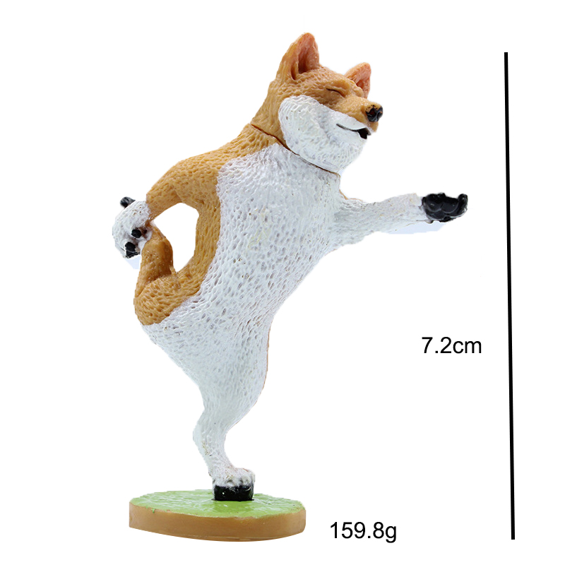 Hot Sale Custom PVC Animal Baby Yoga Dog Action Figure