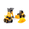 Kids Promotional Pull Back Alloy Engineering Vehicle Set ABS Gift Toys