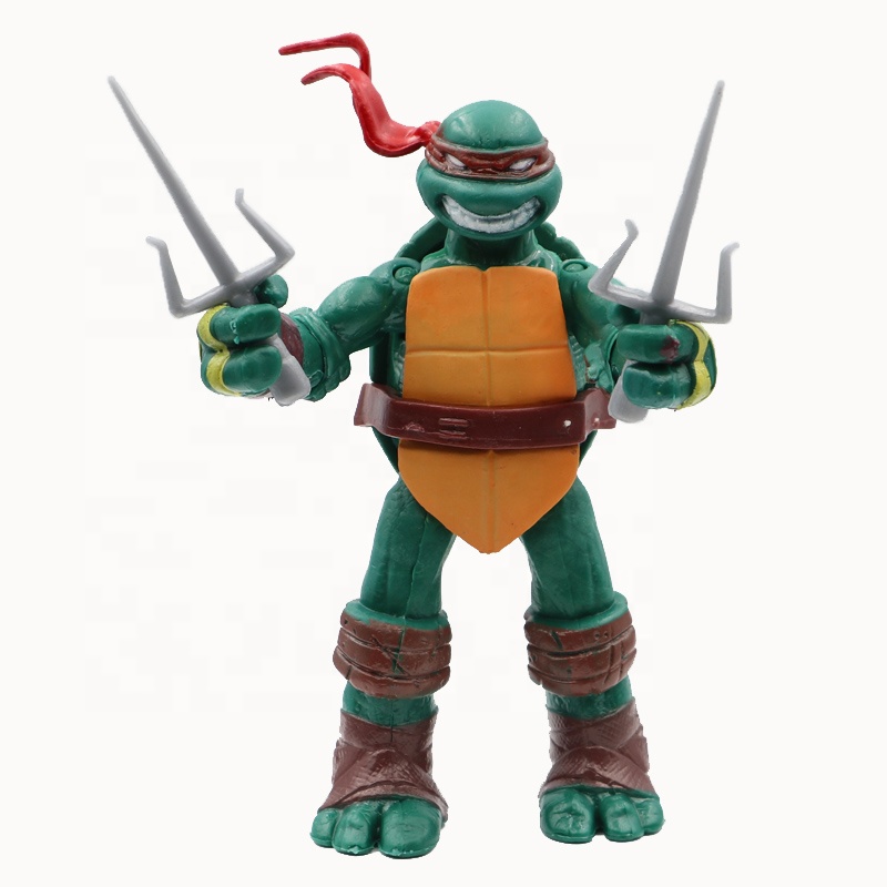 Collectible Vinyl Toy Japanese Cartoon Character Figure Ninja Turtles Anime Action Figures Plastic Material for Promotion