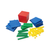 Hot Plastic Educational Base Ten Blocks Unit Bar Flat Cube Toys for Kids