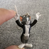 Make Your Own Design Cute Plastic/ PVC Cat and Rat Keychain