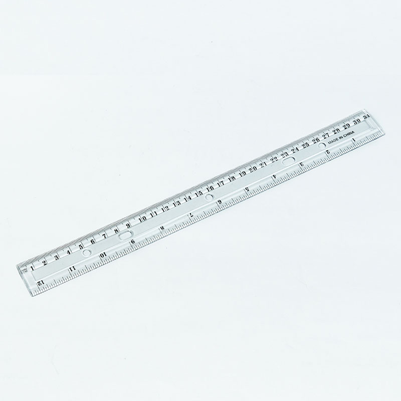 15cm 20cm 30cm Transparent Clear Plastic Scale Ruler