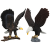 PVC Domineering Flying Black Eagle Plastic Animal Toy